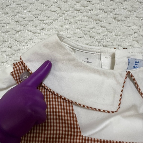 Vive La Fete University of Texas Longhorns Short Overalls Size 4T NWT - Picture 3 of 10